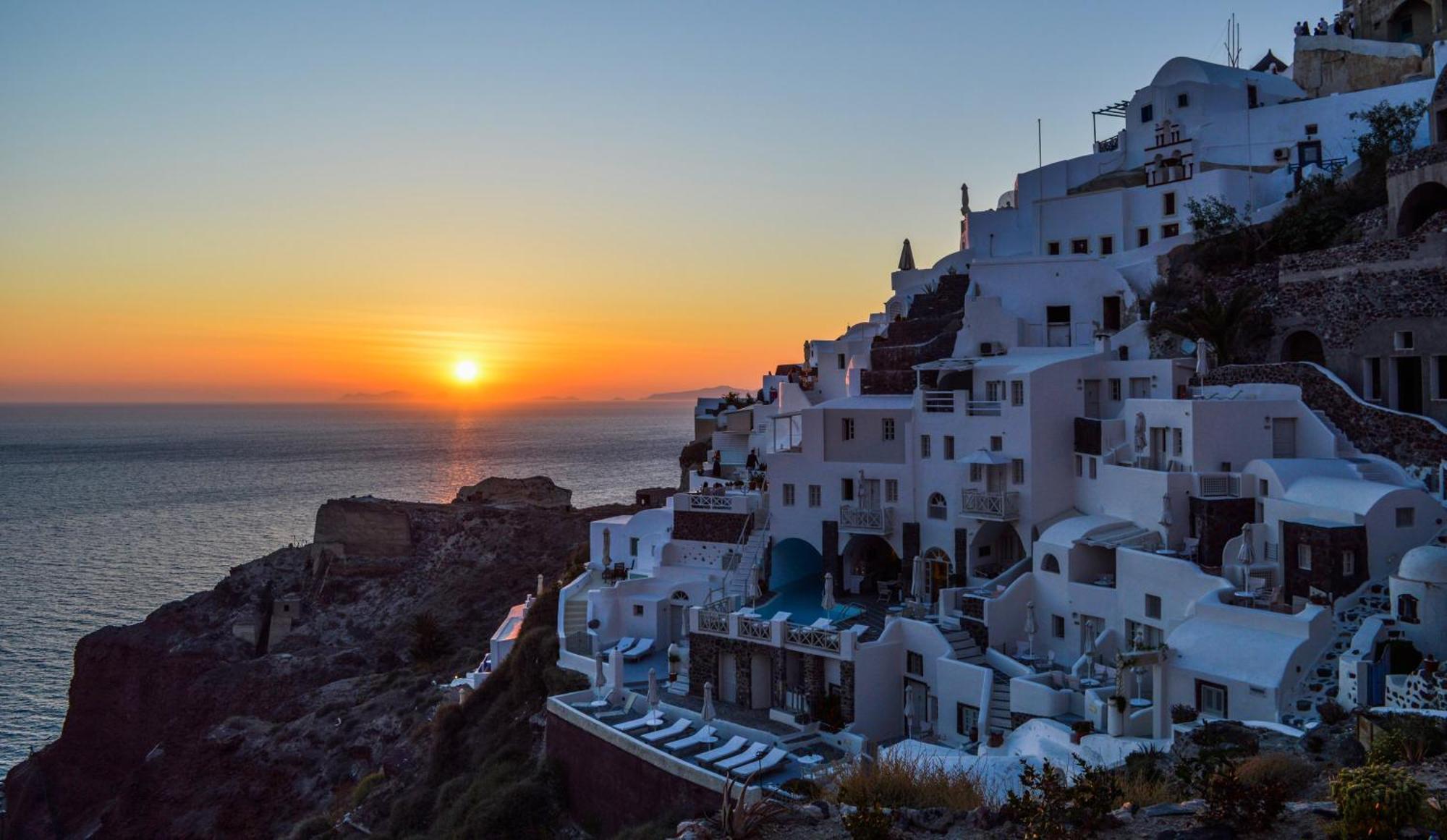 Orizontes Hotel Santorini Pýrgos المظهر الخارجي الصورة