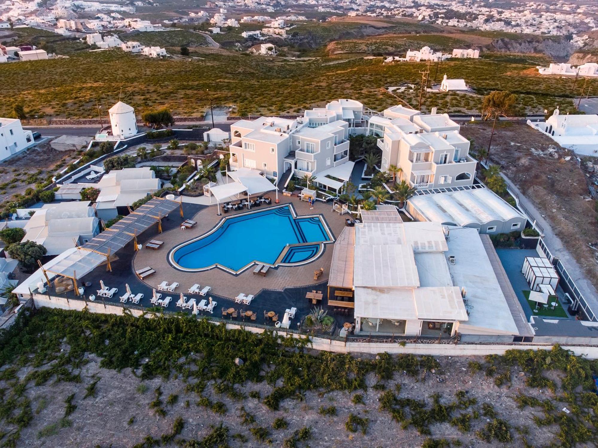 Orizontes Hotel Santorini Pýrgos المظهر الخارجي الصورة