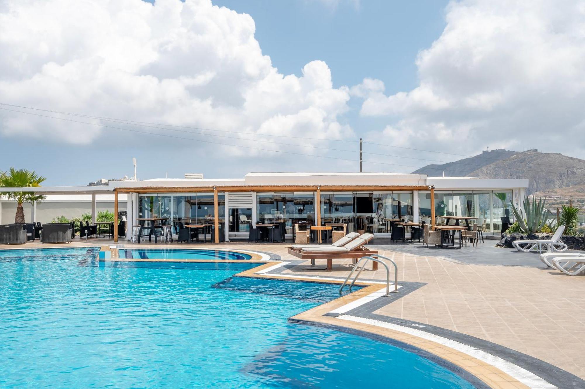 Orizontes Hotel Santorini Pýrgos المظهر الخارجي الصورة